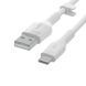 Belkin Кабель USB-A - USB-C силиконовый, с клипсой, 2м, белый 18 - магазин Coolbaba Toys