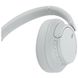 Sony Навушники Over-ear WH-CH720N BT 5.2, ANC, SBC, AAC, Wireless, Mic, Білий 4 - магазин Coolbaba Toys
