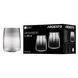 ARDESTO Low glasses set Black Mars 460ml, 2pcs, glass, grey 5 - магазин Coolbaba Toys