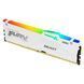 Kingston Память ПК DDR5 32GB 6000 FURY Beast Белый RGB XMP 2 - магазин Coolbaba Toys