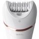 Philips Эпилятор Epilator Series 8000 дисковый, аккумуляторный, пинцет.-32, влаж.+сух., насадок-5, бело-розовый 2 - магазин Coolbaba Toys