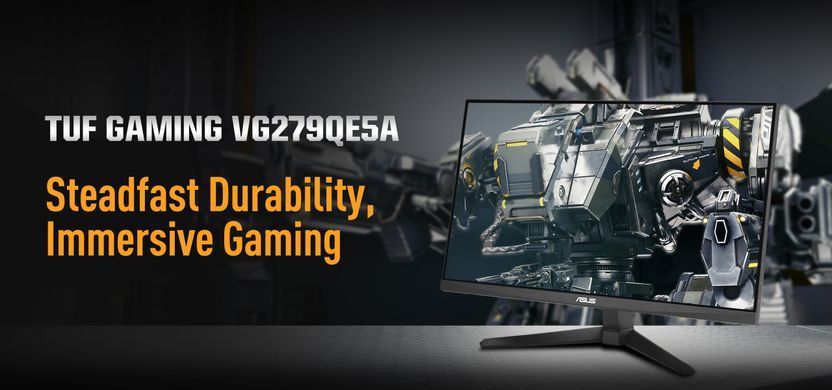 ASUS Монітор Asus 27" TUF Gaming VG279QE5A HDMI, DP, MM, IPS, 146Hz, 1ms, sRGB 125%, AdaptiveSync 90LM0BJ0-B01171 фото