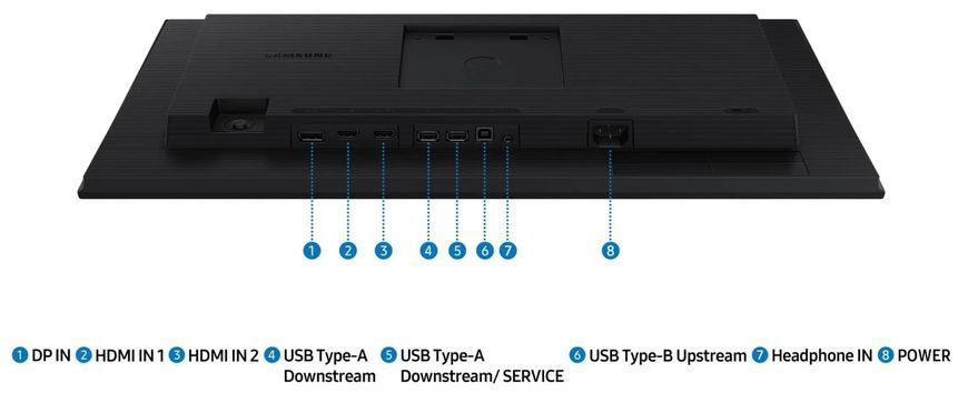 Samsung Монітор 23.8" S24D400 2*HDMI, DP, USB, IPS, 100Hz LS24D400GAIXCI фото