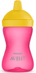 Чашка-непроливайка, з твердим носиком, рожева, 18міс+, 300 мл - купити в інтернет-магазині Coolbaba Toys