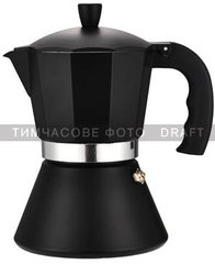 ARDESTO Гейзерная кофеварка Gemini Trento, 6 чашек, черный, алюминий AR0806AIB фото
