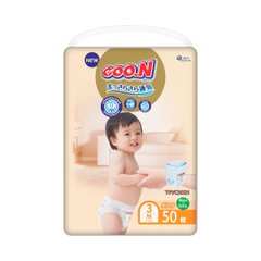 Трусики-підгузки GOO.N Premium Soft для дітей 7-12 кг (розмір 3(M), унісекс, 50 шт) - купити в інтернет-магазині Coolbaba Toys