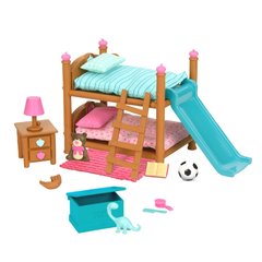 Игровой набор Li'l Woodzeez Двухъярусная кровать для детской комнаты 6169Z фото