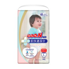 Трусики-підгузки GOO.N Plus для дітей 9-14 кг (розмір L, унісекс, 44 шт) - купити в інтернет-магазині Coolbaba Toys