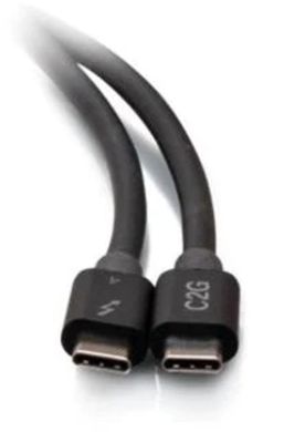 C2G Кабель USB-C Thunderbolt 4 2.0м 40Гбс Чорний C2G28887 фото