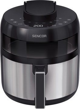 Sencor Мультипіч VITA, 1500Вт, чаша-5л, сенсорне керування, 8 програм, нерж. сталь, пластик, сіро-чорний SFR5010BK фото