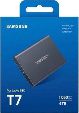 Samsung Портативный SSD 4TB USB 3.2 Gen 2 Type-C T7 Shield MU-PC4T0T/WW фото