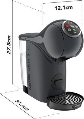 Krups Кофеварка капсульная Dolce Gusto Genio S Plus, 1,8л, капсулы, сенсорное управл., темно-серый KP340B10 фото