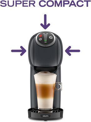 Krups Кофеварка капсульная Dolce Gusto Genio S Plus, 1,8л, капсулы, сенсорное управл., темно-серый KP340B10 фото