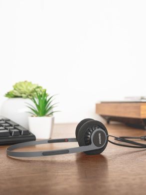 Koss Koss KPH40 Utility On-Ear Headphones, 3.5 mini-jack, 1.2m, Gray 197451.102 фото