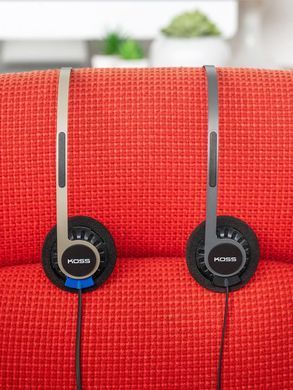 Koss Koss KPH40 Utility On-Ear Headphones, 3.5 mini-jack, 1.2m, Gray 197451.102 фото