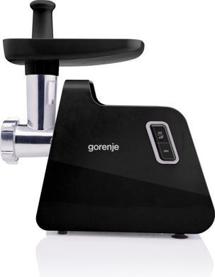 Gorenje М'ясорубка, 1700Вт, 2,3кг/хв, 2 решітки, пластик/метал, чорний MG1701SB фото