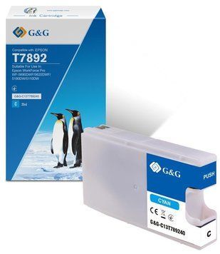 G&G для Epson WF-5110/WF-5620[Cyan XXL] G&G-C13T789240 фото