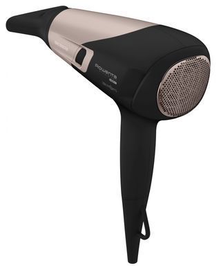 Rowenta Фен Studio Dry Glow, 2100Вт, 3 режими, дифузор, іоніз-я, хол. обдув, чорно-золотий CV5831F0 фото