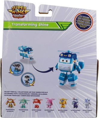 Super Wings Игровая фигурка-трансформер Transforming Шайн (Shine) EU770239 фото