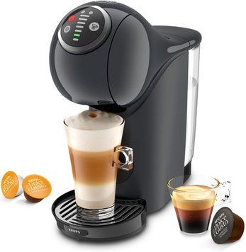 Krups Кавоварка капсульна Dolce Gusto Genio S Plus, 1,8л, капсули, сернор.керування, темно-сірий KP340B10 фото