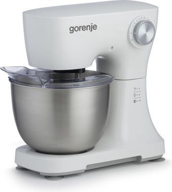 Gorenje Кухонна машина Gorenje 800Вт, чаша-метал, корпус-пластик, насадок-3, білий MMC800WS фото