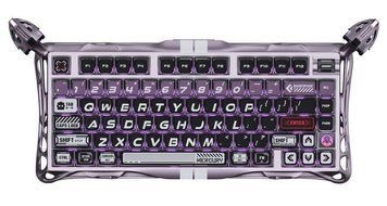 GravaStar Клавіатура магнітна Mercury V75 Pro 80keys, GravaStar x Gateron Jade Gaming, USB-A, 8k, RGB, Iron Purple GSV75PRO_PL фото