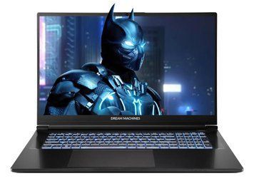 Dream Machines Ноутбук RG5070-17 17.3FHD IPS, Intel i9-14900HX, 32GB, F1TB, NVD5070-8, DOS, чорний RG5070-17UA21 фото