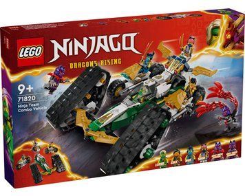 LEGO Конструктор NINJAGO Комби-автомобиль команды ниндзя 71820 фото