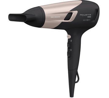 Rowenta Фен Studio Dry Glow, 2100Вт, 3 режими, дифузор, іоніз-я, хол. обдув, чорно-золотий CV5831F0 фото