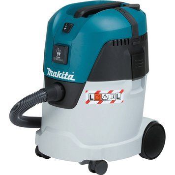 Makita Пилосос професійний VC2512L, 1000Вт, 210мБар, контейнер 25л, розетка 2600Вт, 7кг VC2512L фото
