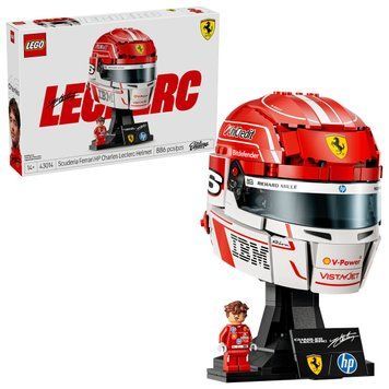 LEGO Конструктор LEGO Editions Formula 1 Шолом Шарля Леклера з команди Scuderia Ferrari HP 43014 фото