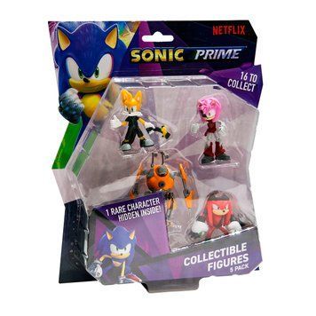 Набор игровых фигурок SONIC PRIME &ndash; ПРИКЛЮЧЕНИЯ ТЭЙЗЛА (5 фигурок, 6,5 cm) SON2040A фото