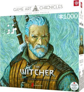 GoodLoot Пазл The Witcher Geralt of Rivia & Vincent van Gogh 1000 эл. 5908305247548 фото