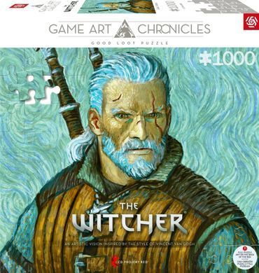 GoodLoot Пазл The Witcher Geralt of Rivia & Vincent van Gogh 1000 эл. 5908305247548 фото