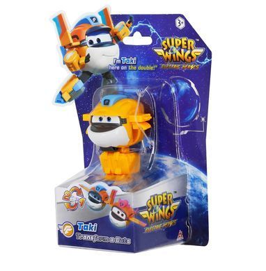 Super Wings Super Wings Transformer Toy Transform-a-Bots Taki, 5cm YW780058 фото