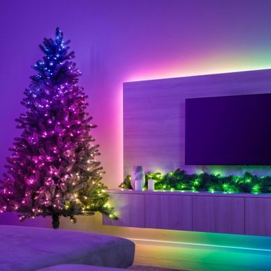 Twinkly Гірлянда Smart LED Twinkly Dots Lights RGB 200 IP44 10м кабель прозорий TWD200STP-TEU фото