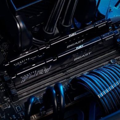 Kingston Пам'ять ПК DDR5 64GB KIT (32GBx2) 5600 FURY Beast KF556C36BBE2K2-64 фото