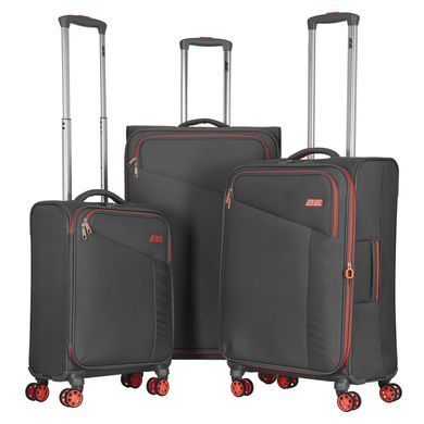 2E Валіза 2E, Trek, поліестер, мала, 35л, TSA, 4 колеса, сірий 2E-SPE-TREK-S-GR фото