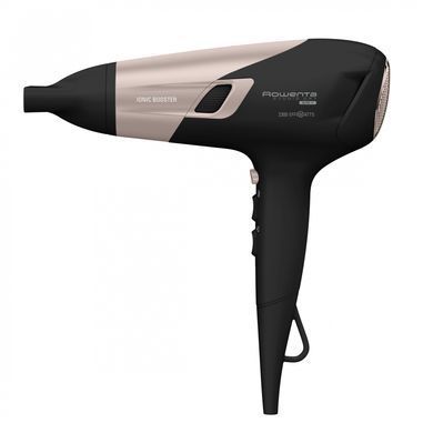 Rowenta Фен Studio Dry Glow, 2100Вт, 3 режими, дифузор, іоніз-я, хол. обдув, чорно-золотий CV5831F0 фото