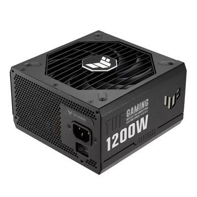 ASUS Блок питания TUF GAMING (1200W), >90%, 80+ Gold, 135мм, 1xMB 24pin(20+4), 2xCPU 8pin(4+4), 4xMolex, 5xSATA, 3xPCIe 8pin(6+2), 1xPCIe GEN5 16pin, TUF-GAMING-1200G 90YE00S0-B0NA00 фото