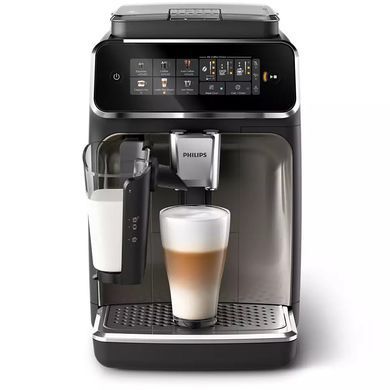 Philips Кавомашина Philips Series 3300 1.8л, зерно + мелена, автомат.капучинатор, дисплей, авторецептів - 6, чорний EP3347/90 фото