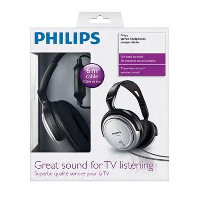 Навушники Philips SHP2500 Over-ear Cable 6m SHP2500/10 фото