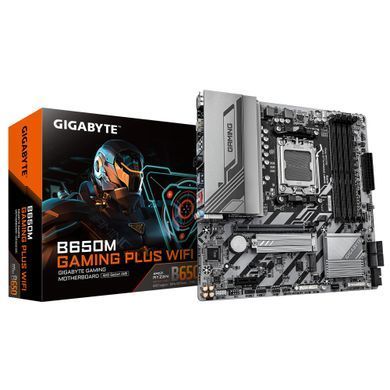 Gigabyte Motherboard B650M GAMING PLUS WF sAM5 B650 4xDDR5 M.2 HDMI DP Wi-Fi BT mATX B650M_GAMING_PLUS_WF фото