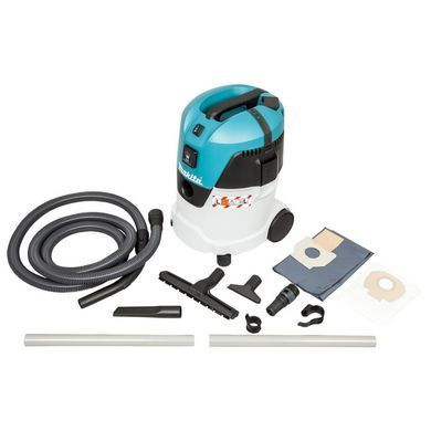 Makita Пилосос професійний VC2512L, 1000Вт, 210мБар, контейнер 25л, розетка 2600Вт, 7кг VC2512L фото