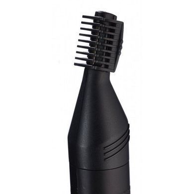 BaByliss Триммер для стрижки волос в носу и ушах, 2 насадки, черный E652E фото