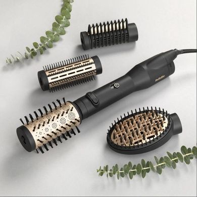 BaByliss Фен-щітка, 650Вт, 2 режими, хол. обдув, кераміка, чорний AS970E фото