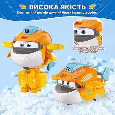 Super Wings Super Wings Transformer Toy Transform-a-Bots Taki, 5cm YW780058 фото