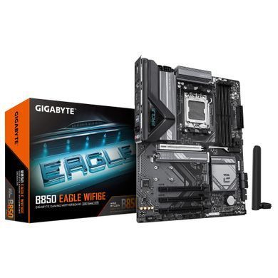 Gigabyte Материнская плата B850 EAGLE WIFI6E sAM5 B850 4xDDR5 M.2 Wi-Fi BT HDMI DP ATX B850_EAGLE_WIFI6E фото