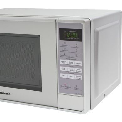 Panasonic Микроволновая печь Panasonic, 20л, электр. управл., 800Вт, дисплей, откр.кнопкой, серебристый NN-ST27HMZUE фото