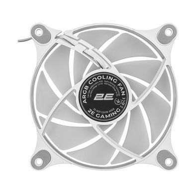 2E Gaming Корпусный вентилятор Air Cool ACF120VB-ARGB 120мм, 1200rpm, 4pin, 23dBa, белый 2E-ACF120VW-ARGB фото